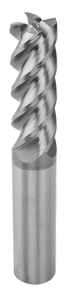 Carbide end mills
4 teeth with helix 45° Carbide end mills
4 teeth with helix 45°