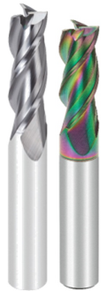 Carbide end mills 3 teeth with triple helix for aluminium
AR311