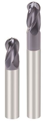 Carbide ball-nose end mills 
4 teeth
OK401/OK402